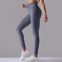 Hamidou-Pantalones deportivos sin costuras para mujer, mallas de Yoga de cintura alta, ropa de gimnasio, entrenamiento de glúteos de burbujas, pantalones para correr, Leggings de gimnasio con levantamiento de caderas - details 8