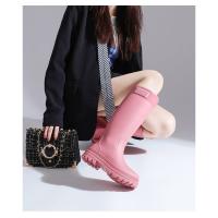 Botas de Lluvia de Tacón Alto Impermeables Zapatos de Invierno Cálido para Mujeres con Boca Ancho - details 13
