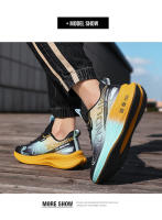 Nuevas zapatillas deportivas de malla transpirable de verano para hombre y mujer, zapatillas casuales y ligeras con suela suave para correr - details 10