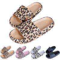 Suaves Zapatillas de Verano con Estampado de Leopardo Pantuflas Planas Antideslizantes para Hombres y Mujeres Pantuflas de Casa de Moda - details 6