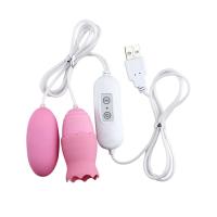 Mini Vibrador Estimulador de Clítoris en Forma de Huevo Masaje Vaginal Lengua Oral - details 1