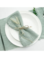 Pañuelos de Gasa Rojos Navideños Desechables 20pcs Tamaño 32x32cm Ideal para Decoración de Mesa de Boda y Fiesta Hechos en China - details 7
