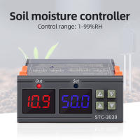 Controlador Digital de humedad del suelo, AC110V-220V, higrómetro, plantas de jardín, termorregulador de humedad, STC-3030 - details 10