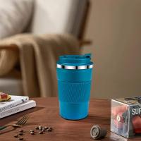 Taza de Café Roja de 380mL Termo de Acero Inoxidable 304 Portátil Antibacteriano para Coche - details 30