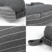 Máscara de ojos sombreada, 23x14cm, máscara para ojos, almohada para el cuello, almohada de viaje súper ligera 2 en 1, almohada portátil para dormir y dormir en el coche - details 4