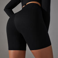 Shorts Deportivos de Yoga para Mujeres Leggings Transpirables Sin Costuras para Correr, Pedalear, Entrenamiento en Cintura Alta Colección de Verano para Gimnasio - details 14