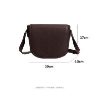 Nuevo bolso de sillín retro, bolso de hombro simple y versátil para mujer, bolso de mensajero informal. - details 4