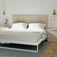 Cabecero Cama Doble de 150 Moderno Geométrico, Roble Cambrian, 50x160x3,2cm, Dormitorio de Matrimonio, Modelo Elsa - details 21
