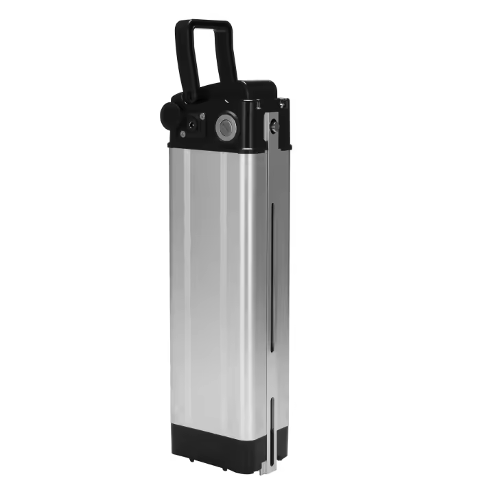 Caja de batería de litio de plástico para bicicleta eléctrica, gran capacidad, 36V/48V/60V, soporte 18650, accesorios para bicicleta, cabeza de CC - 1