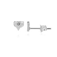 Pendientes Stud Letra V Para Mujer Joyería Minimalista De Acero Inoxidable Arete Piercing Regalo Accesorios De Moda - details 3