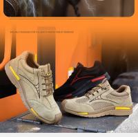 Zapatos de seguridad para hombre, zapatillas de trabajo aisladas a prueba de pinchazos de 6KV, zapatos protectores antigolpes con punta de acero para hombre, zapatillas de deporte de verano - details 2
