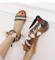Sandalias Planas bohemias para Mujer, Zapatos cómodos informales de Playa, Verano, 36 a 42, EU - details 18