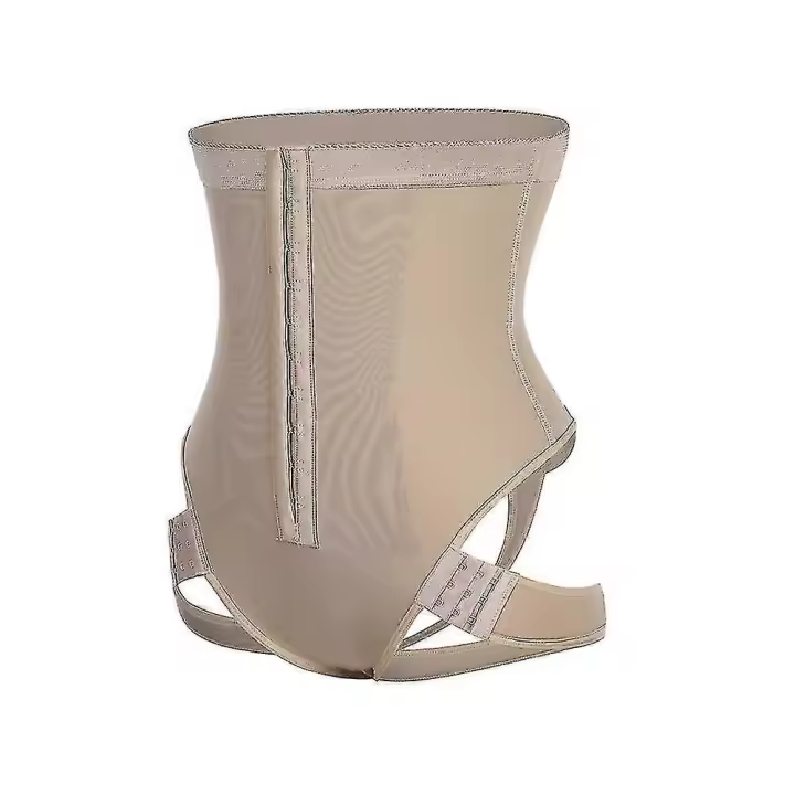 Cuff Tummy Trainer Femme Ropa moldeadora excepcional 2 en 1 Pantalones de elevación de cadera de cintura alta BH BSSM - 1
