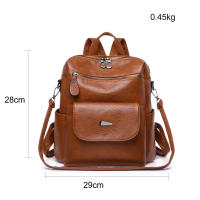 Mochila de hombro Retro para mujer, longitud de correa ajustable, bolsillos incorporados para madre de mediana edad - details 2
