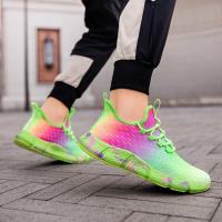 Nuevos Zapatos Casuales Para Hombre Transpirables Zapatillas Deportivas Ligeros Antideslizantes Clásicas Para Mujer Con Suela De TPU Y Mesh - details 10