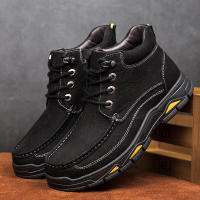 Zapatos de hombre al aire libre de terciopelo de piel de vaca de primera capa de cuero mate de alta calidad - details 13