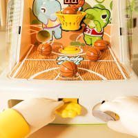 Juego de Arcade de Baloncesto Trompo de Piedra de Mesa con Punta LED Divertido para Niños y Fiestas Familiales - details 3
