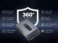Inversor Híbrido DATOUBOSS 6200 W 48 V Puro Sine Soporta Operación sin Batería - details 3