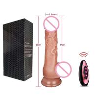 Consoladores realistas con vibración para mujeres, masturbación, Juguetes sexuales sexis para adultos, Miembro grande, penetración, consolador de empuje Anal, vibrador - details 7