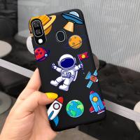 Funda trasera de silicona mate suave A prueba de golpes para Samsung Galaxy A40, A405F A 40, pluma de astronauta - details 19