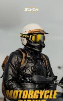Scvcn gafas de sol a prueba de viento para motocicleta, lentes de visión amplia para deportes al aire libre, equitación, Motocross, esquí, UV400, máscaras para hombres - details 0
