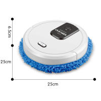 Robot Aspiradora y Fregona sin Cable con Función de Rociado Limpiador de Piso Duro con Almohadillas Wet&Dry - details 1