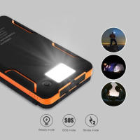 Banco solar plegable de gran capacidad, impermeable, iluminación exterior, energía móvil, 20000mAh - details 10