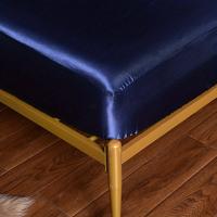 Juego De Cama De Satén De 3/4 piezas, Sábana Ajustable De Color Sólido, Suave Y Cómoda, Para Dormitorio Y habitación - details 3
