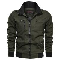 Chaqueta Bomber de Moda para Hombres Primavera Otoño 2025 Ajuste Delgado Material de Algodón - details 6