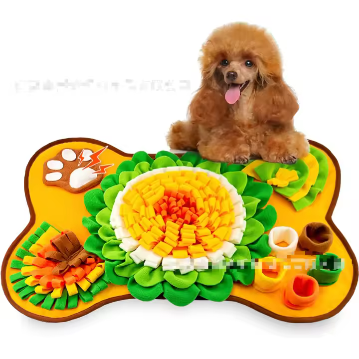 Almohadilla para olfatear mascotas perro gato rompecabezas descompresión almohadilla de comida lenta - 1