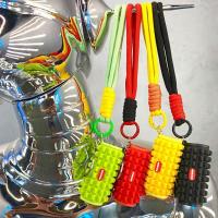 Llavero de espuma 3D tejido a mano, decoración de bolso antipérdida, Mini juguete antiestrés, baratija, llavero de Yoga DIY, regalos de gimnasio - details 5