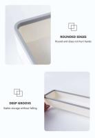 Armario de iluminación para baño, montado en la pared, dispositivo multifuncional no perforado, organizador de soporte para inodoro - details 2