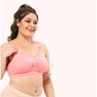 Nuevo 100% algodón grande, copa reforzada, sujetador de lactancia de maternidad ENCE de moda, sujetador posparto - details 4