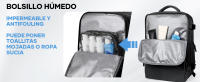 Mochila de Viaje con cable USB Impermeable para Mujer, bolsa de viaje,45x30x16 para Portátil,Escolar - details 5