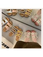 Chanclas de plataforma con suela gruesa para mujer, ropa de exterior de verano 2025, nuevas sandalias de playa para mujer - details 5