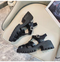 Sandalias Baotou nueva suela gruesa hueca tejida talla 4142 - details 32