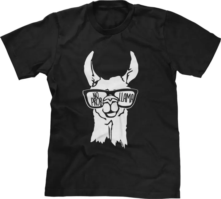 Camiseta de Moda para Hombres No Prob Llama Bienes Peligrosos Normales - 1