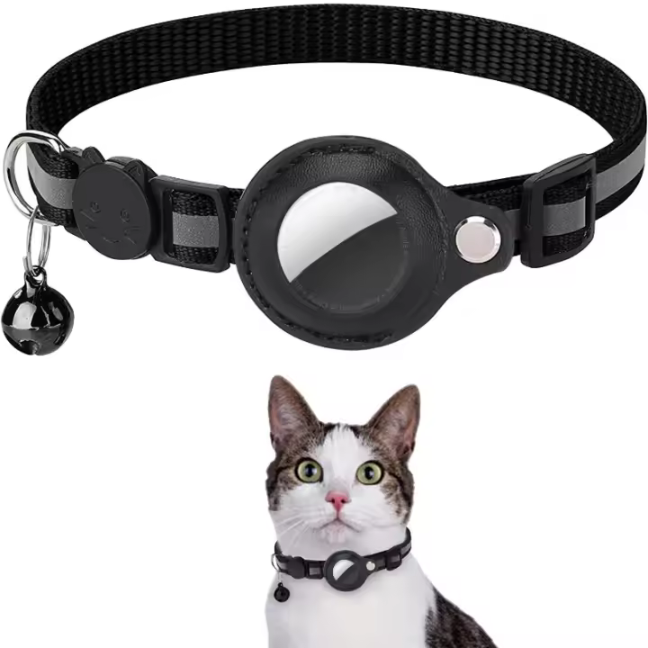 Rastreador GPS para mascotas con campana y Collar reflectante, localiza fácilmente a perros o gatos, evita que tus amadas mascotas se pierden - 1