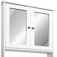 Armario de Baño con Espejo de Pared 2 Puertas, 3 Niveles para Almacenamiento - details 0