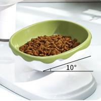 Cuenco ajustable para mascotas de gran capacidad, cuenco desmontable para base alta para gatos, cuenco doble de plástico, cuenco de alimentación para comida de perros, gatitos y cachorros - details 7