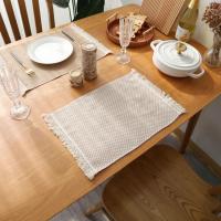 1 pcs Soft Household Party Supplies Cotton Linen Natural Table Mats Napkin Table Decor Placemats - details 13