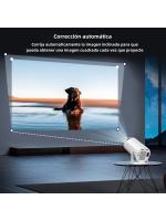 Proyector Android 4k LED de Alta Calidad Enfoque Corto, Resolución 720P, Audio Incorporado, WIFI, Tamaño de Pantalla Máximo 130