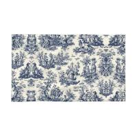 Toile De Jouy Toalla Algodón Francés Azul Marino Baño Ducha Deportes Yoga Toallas - details 152