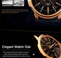 Reloj de Cuarzo Premium para Hombres YAZOLE Nuevo Reloj de Vestir de Cuero - details 19