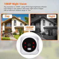 Mirilla electrónica puerta inteligente interfonos para casa Timbre inalámbrico con camara - details 5