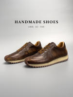 Zapatillas Deportivas de Cuero de Vaca de Alta Gama Calzado Casual para Hombres - details 10