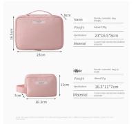 Bolso De Maquillaje Para Viaje Resistente Al Agua Organizador De Almacenamiento Grande Portátil Para Cosméticos Y Cuidado De La Piel - details 1