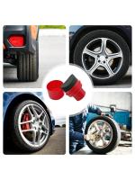 Esponja de Cera de Neumáticos en Forma de Curva Aplicador de Cera de Coche con Tapa - details 4