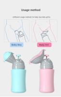 Portátil Inodoro Para Bebés Hygiene Portátil Urinal Para Niños Y Niñas Antifugas Conveniente Para Viajes En Coche Entrenamiento De Inodoro - details 1