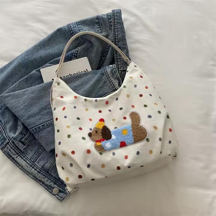 Bolso de Punto para Mujer Otoño 2024 Estilo Simple y Ancho con Correa Bolso de Playa Tejido de Hierba para Vacaciones - 1